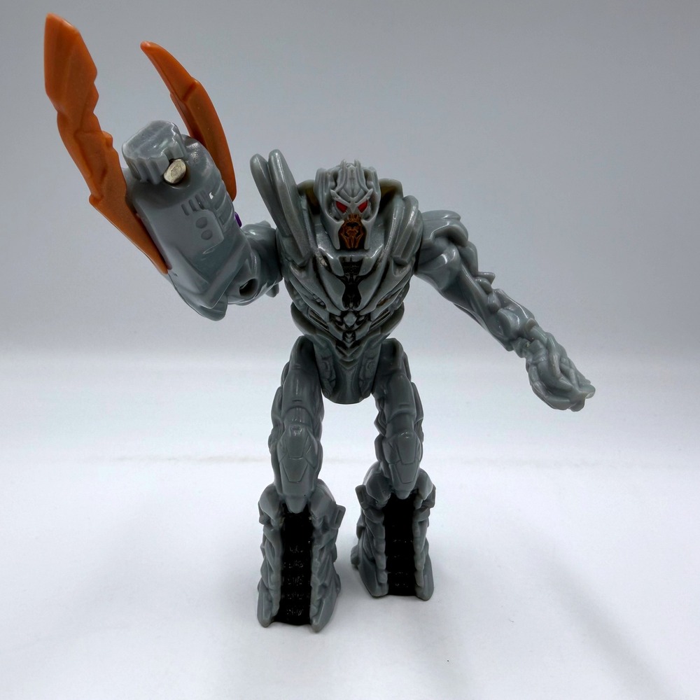 Transformers Megatron 2010 McDonalds Happy Meal Action Figure Hasbro Gray Orange